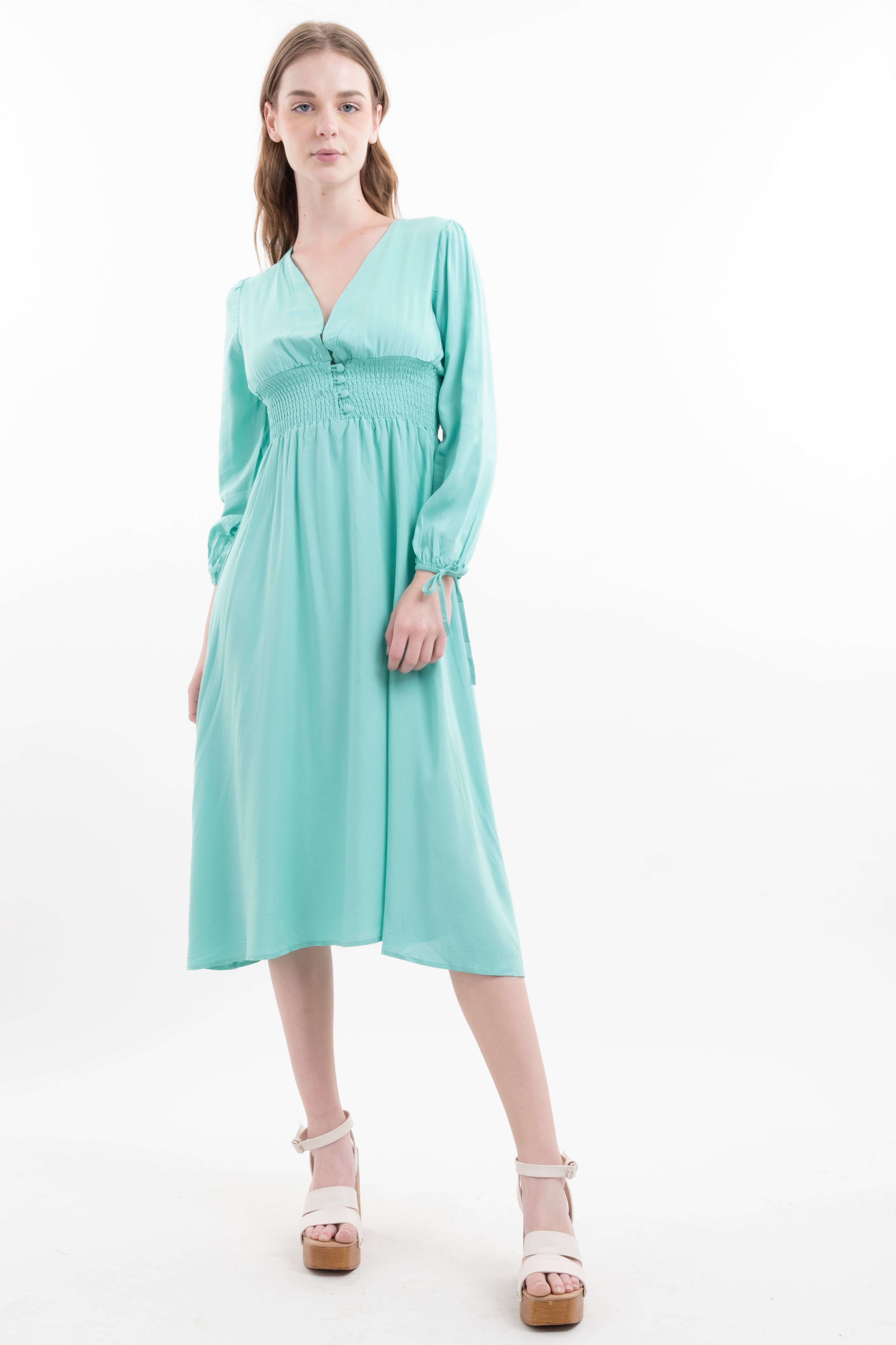 Vestido maxi botones delanteros sold by Shasa product image thumbnail 2