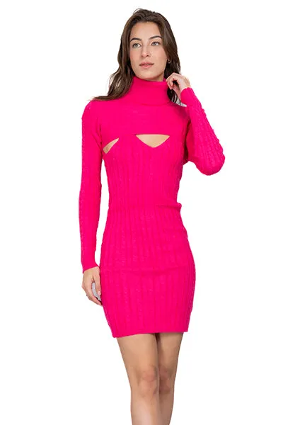 Vestido Midi Tejido Mangas sold by Shasa