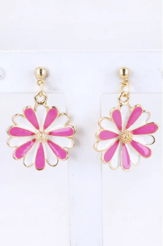 Aretes Flores Bicolor sold by Shasa