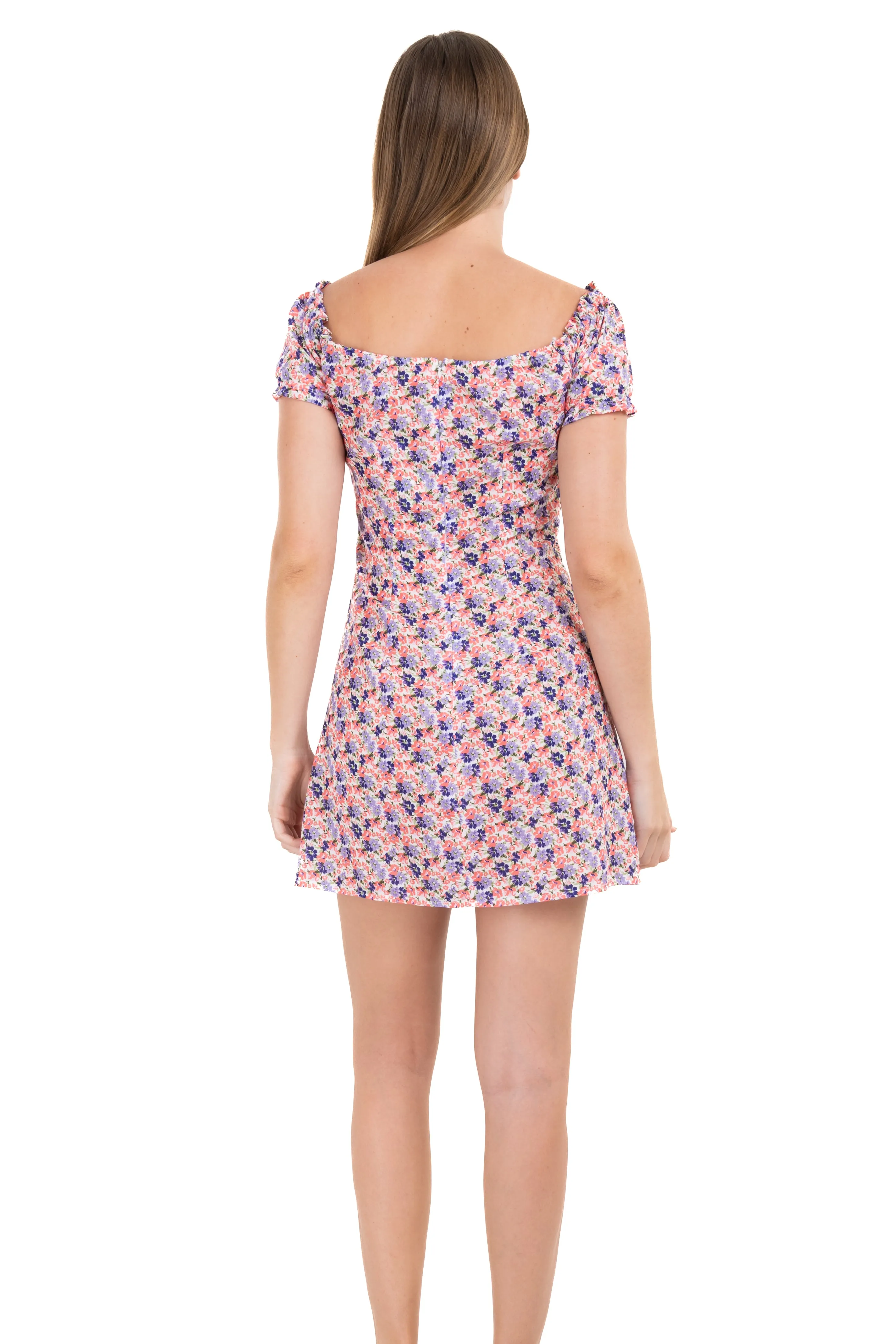 Vestido mini flores mini abertura sold by Shasa product image thumbnail 4