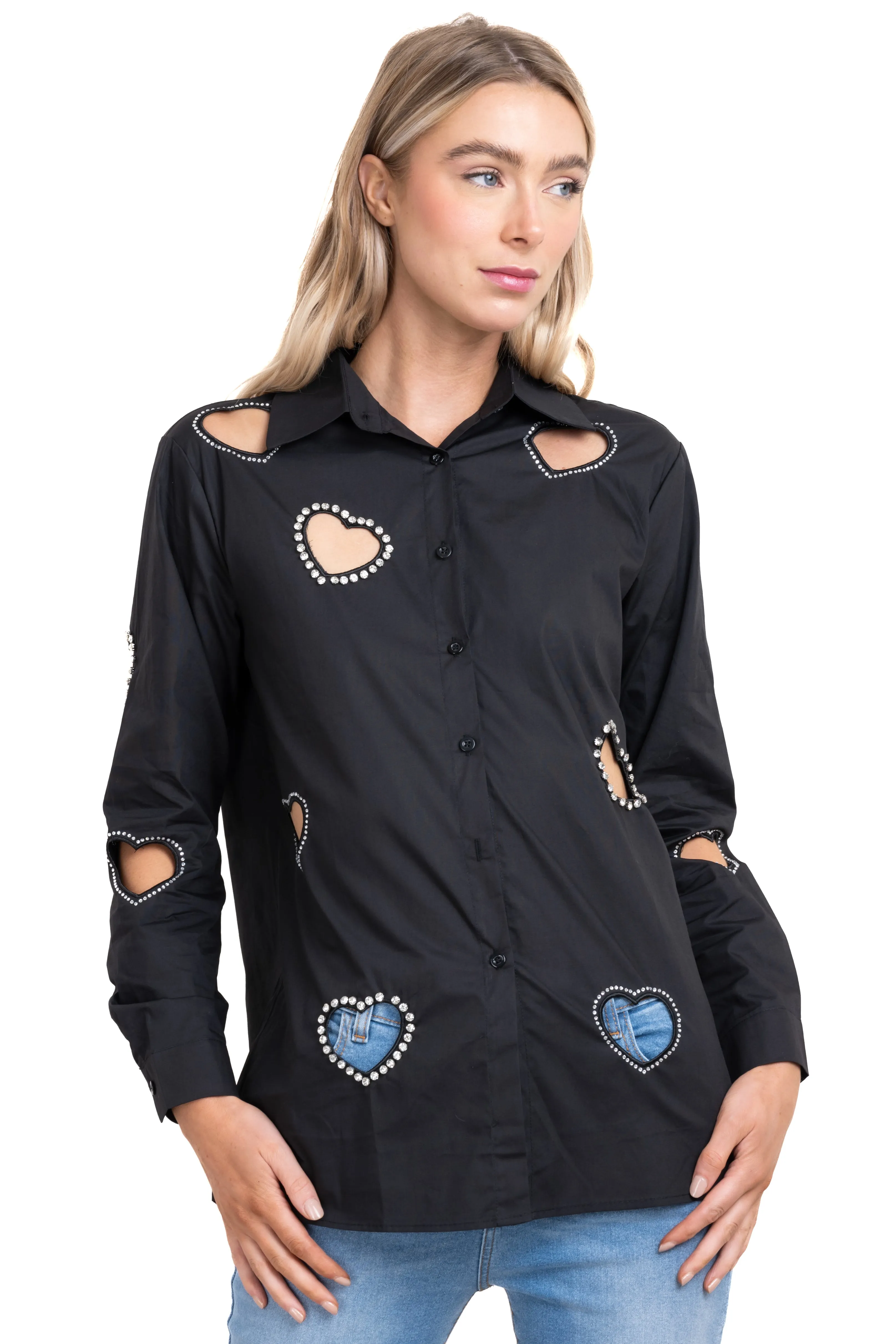 Camisa over corazones sold by Shasa product image thumbnail 2