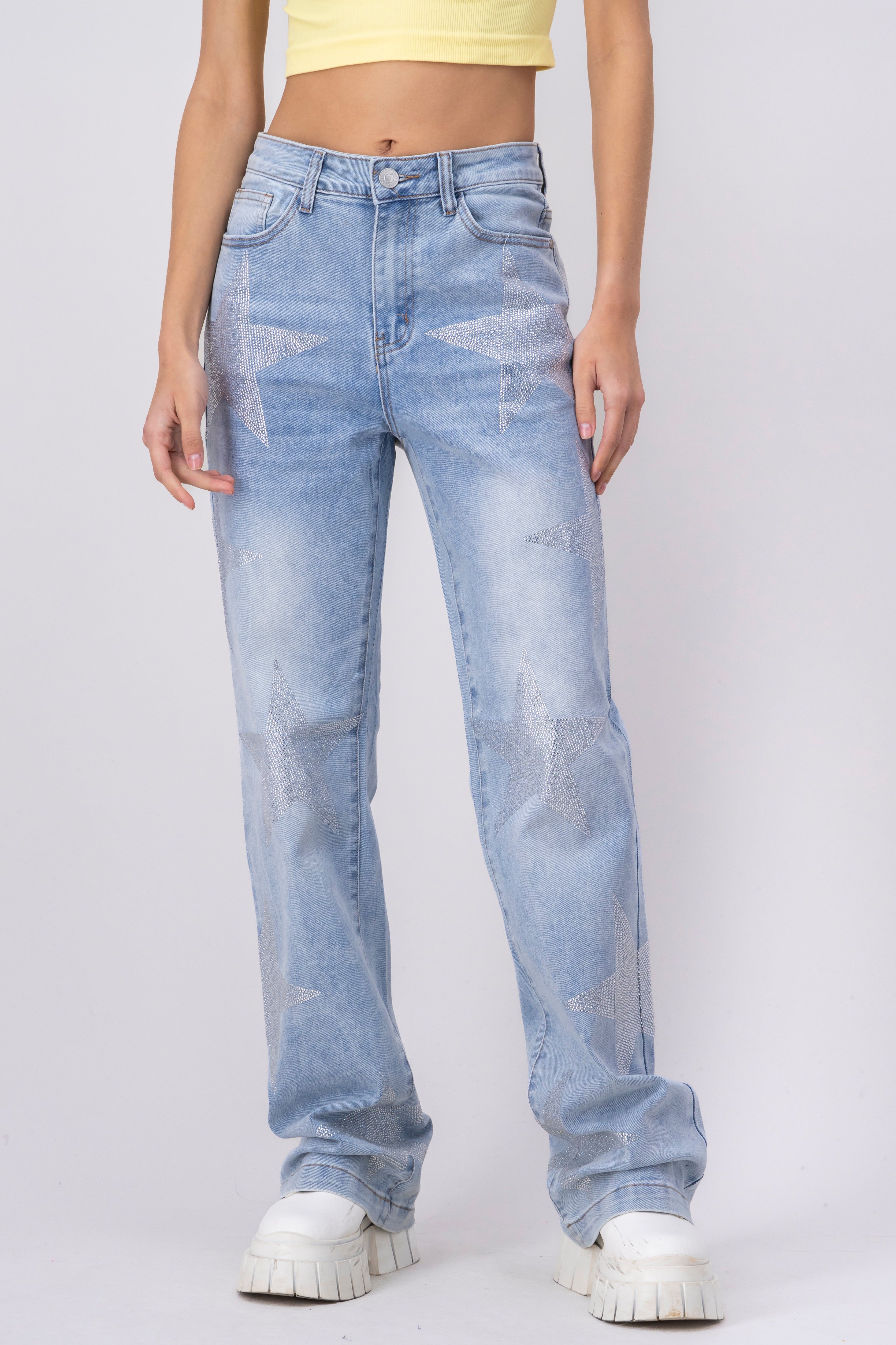 Jeans wide leg estrellas sold by Shasa product image thumbnail 2