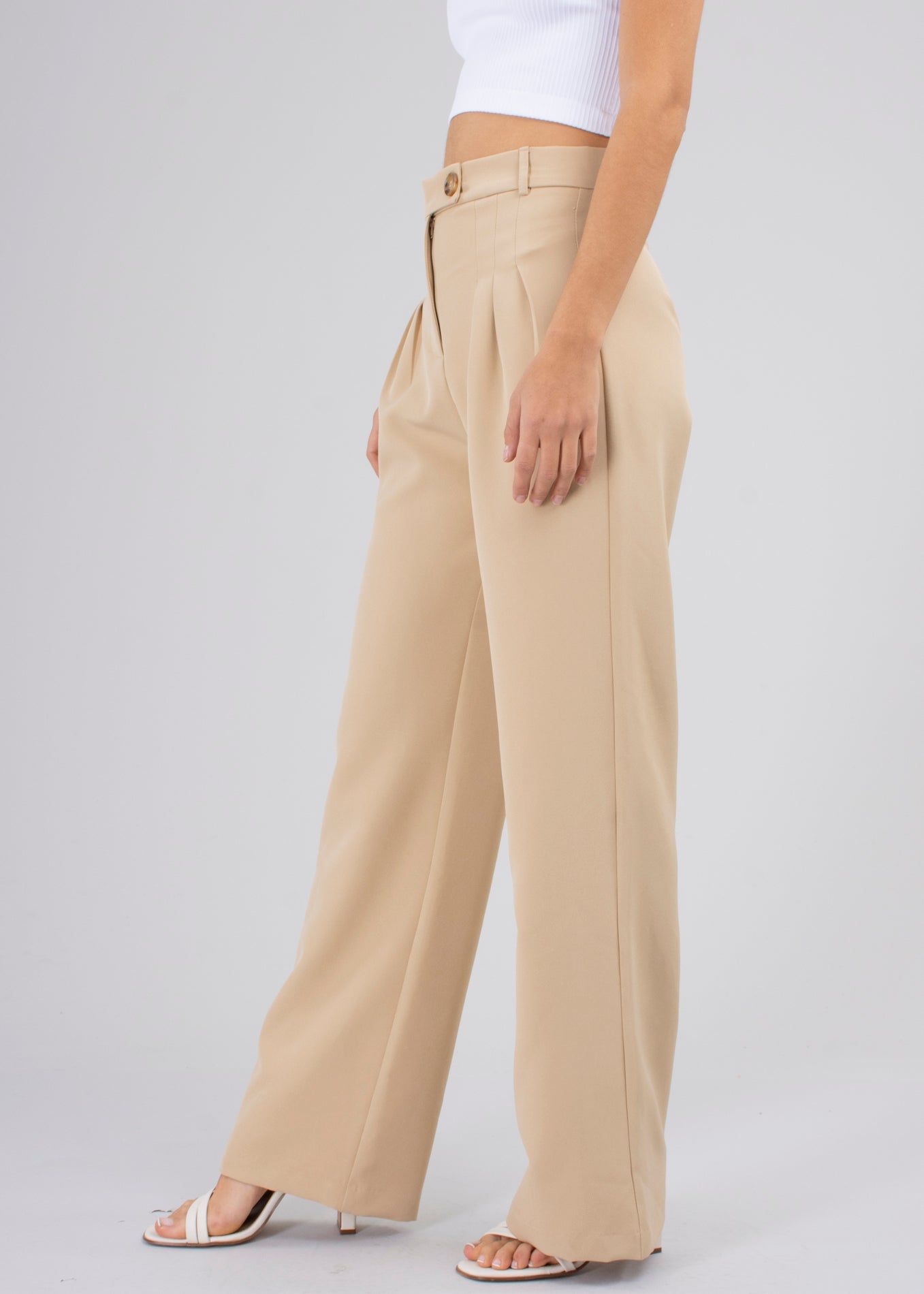 Pantalón wide leg cintura alta 3 pinzas sold by Shasa product image thumbnail 3