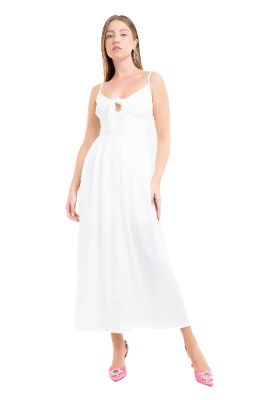 Vestido maxi escote moño sold by Shasa