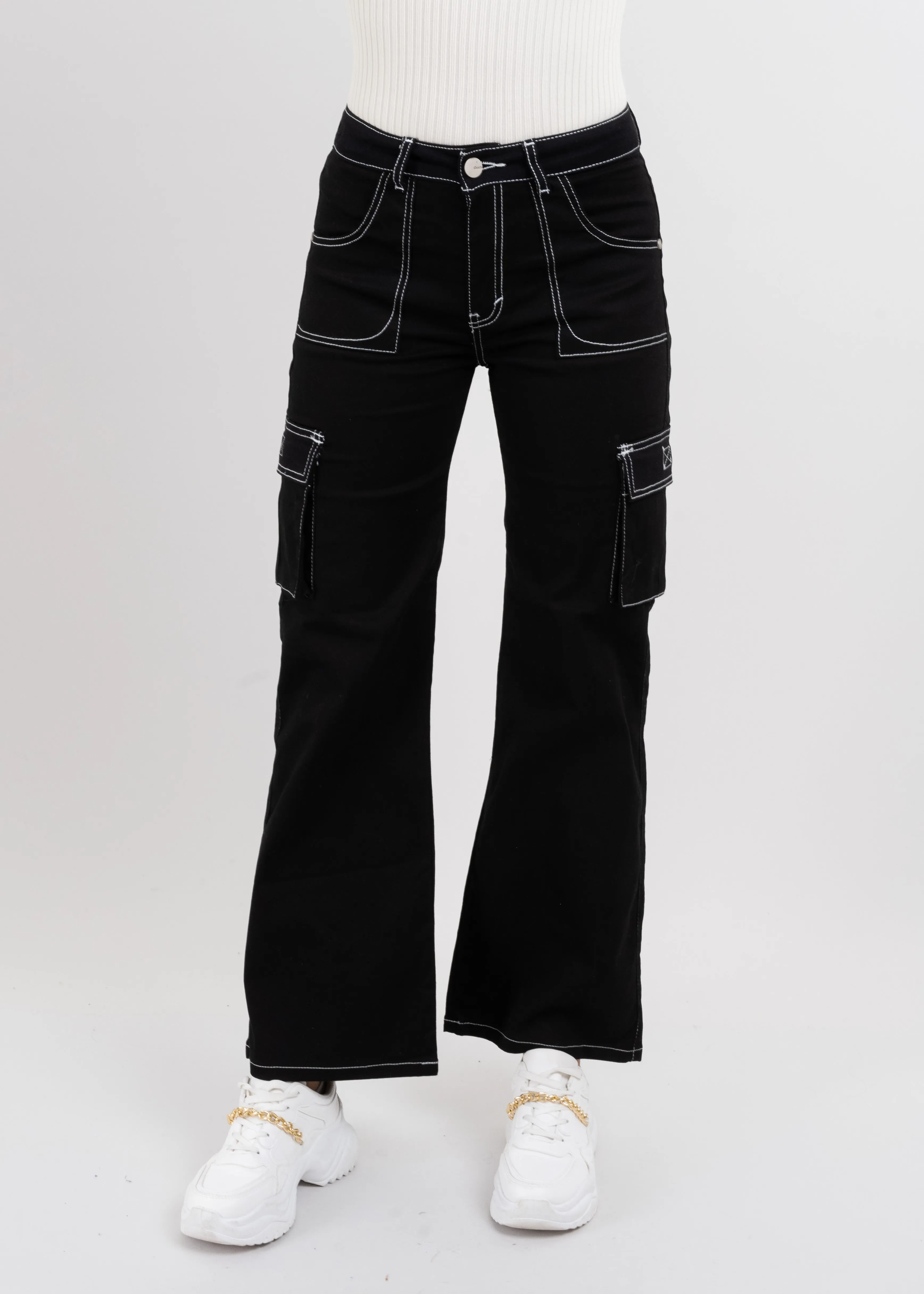 Jeans cargo wide leg sold by Shasa product image thumbnail 2