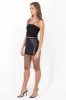 Vestido escote v red brillos sold by Shasa