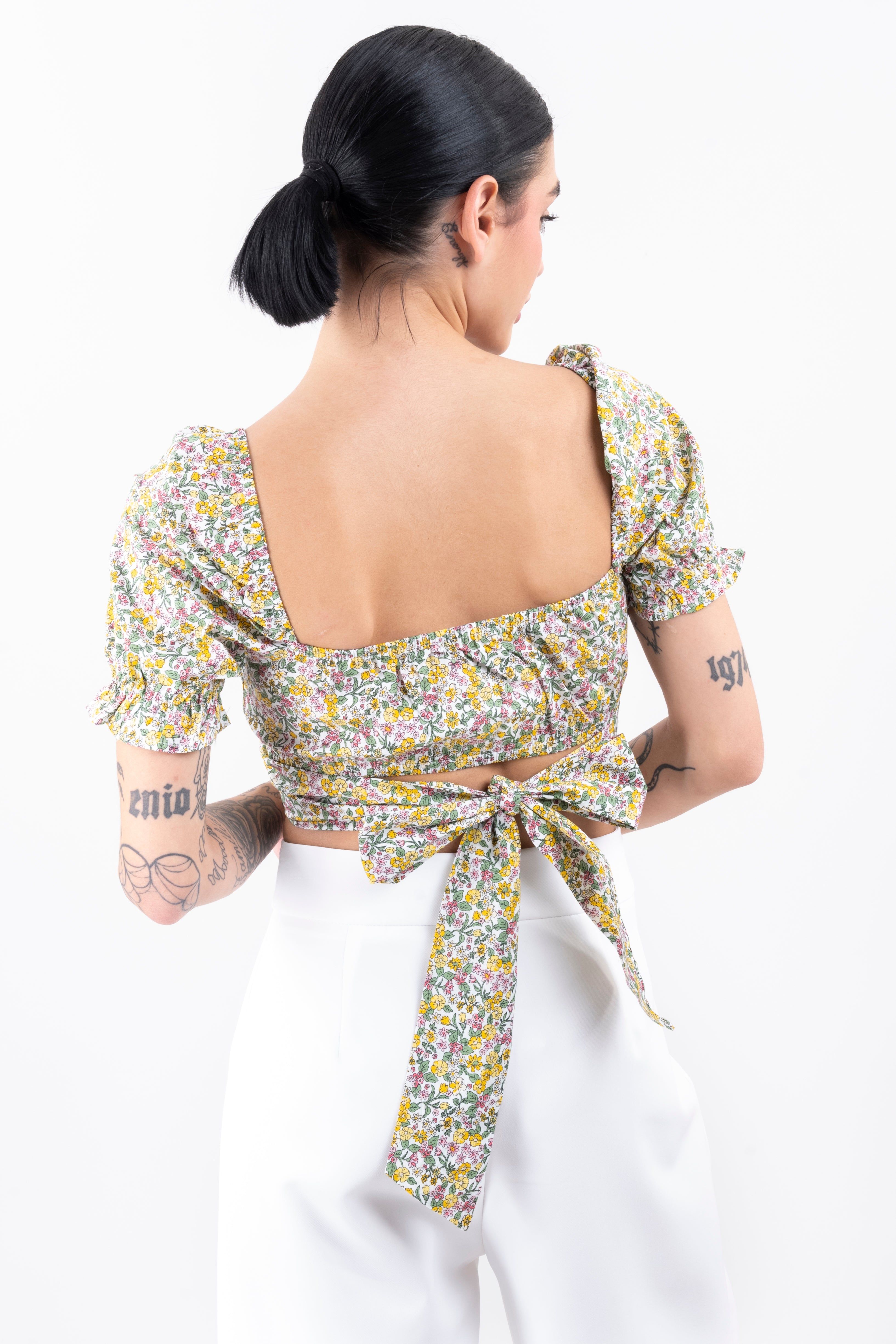 Top crop flores cintas sold by Shasa product image thumbnail 4