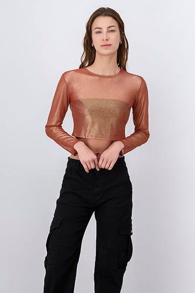 Top mesh metálico brillos sold by Shasa product image thumbnail 2