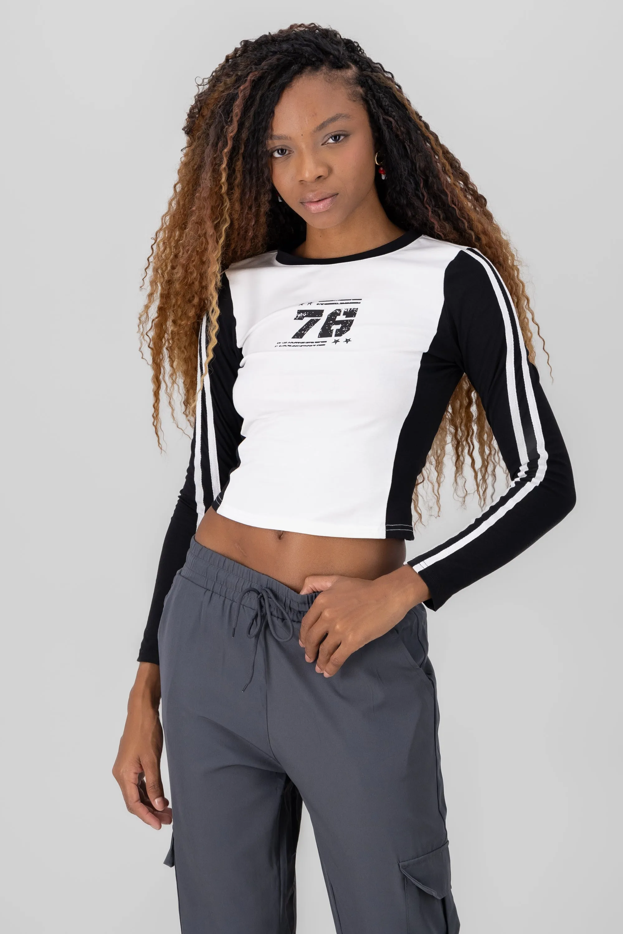 Top de manga larga con numero 76 sold by Shasa product image thumbnail 2