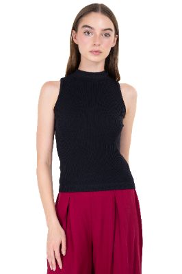 Top tank cuello mao acanalado sold by Shasa