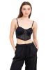 Top bustier mesh animal print sold by Shasa