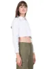 Camisa crop bolsillo frontal sold by Shasa