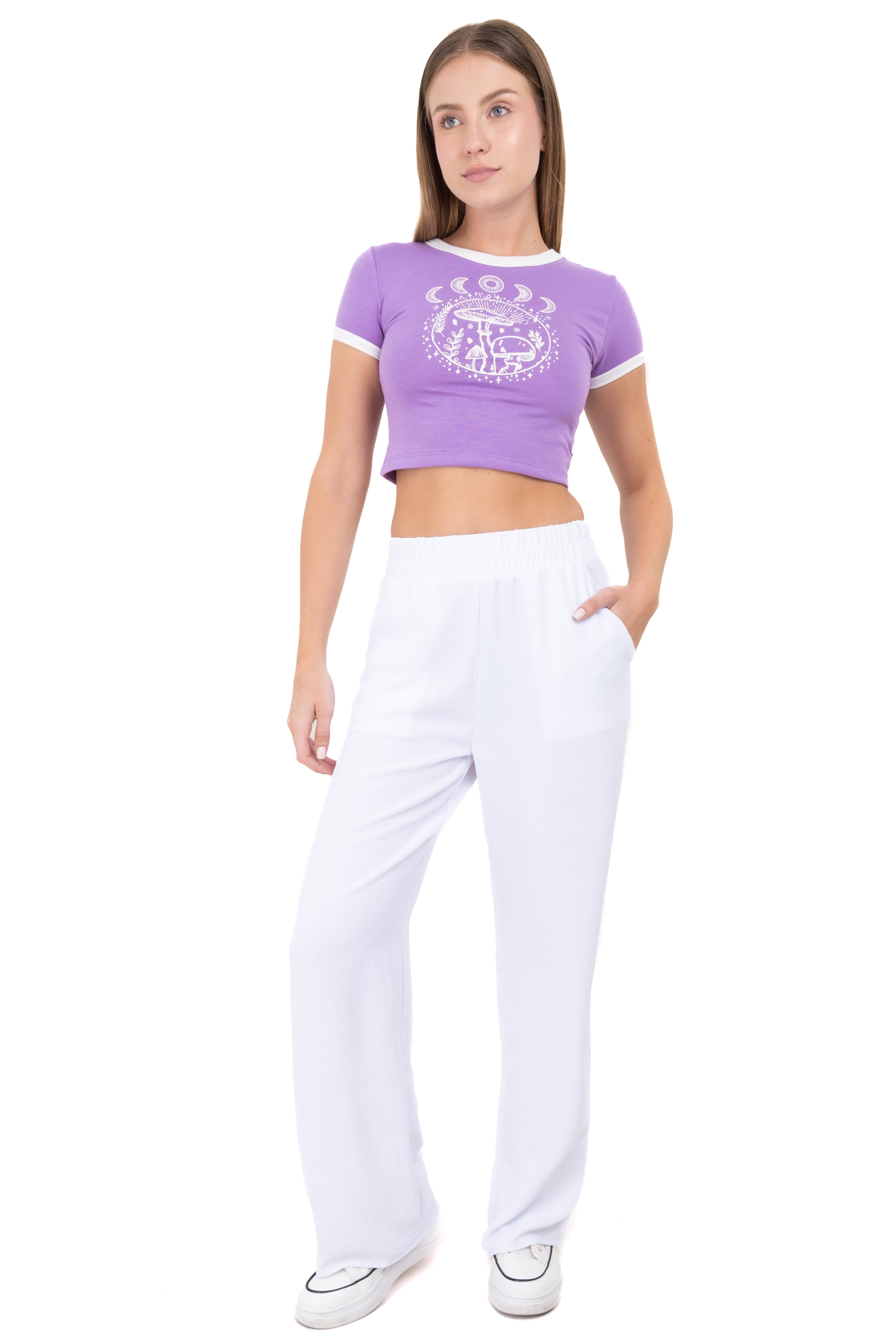 Pantalón fluido monocolor sold by Shasa product image thumbnail 2