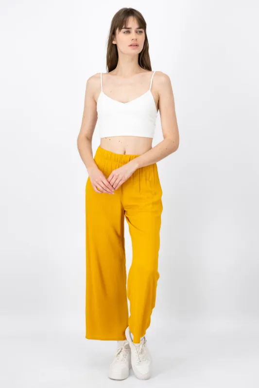 Pantalón Wide Leg Cintura Elástico sold by Shasa