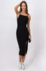 Vestido midi textura abertura sold by Shasa