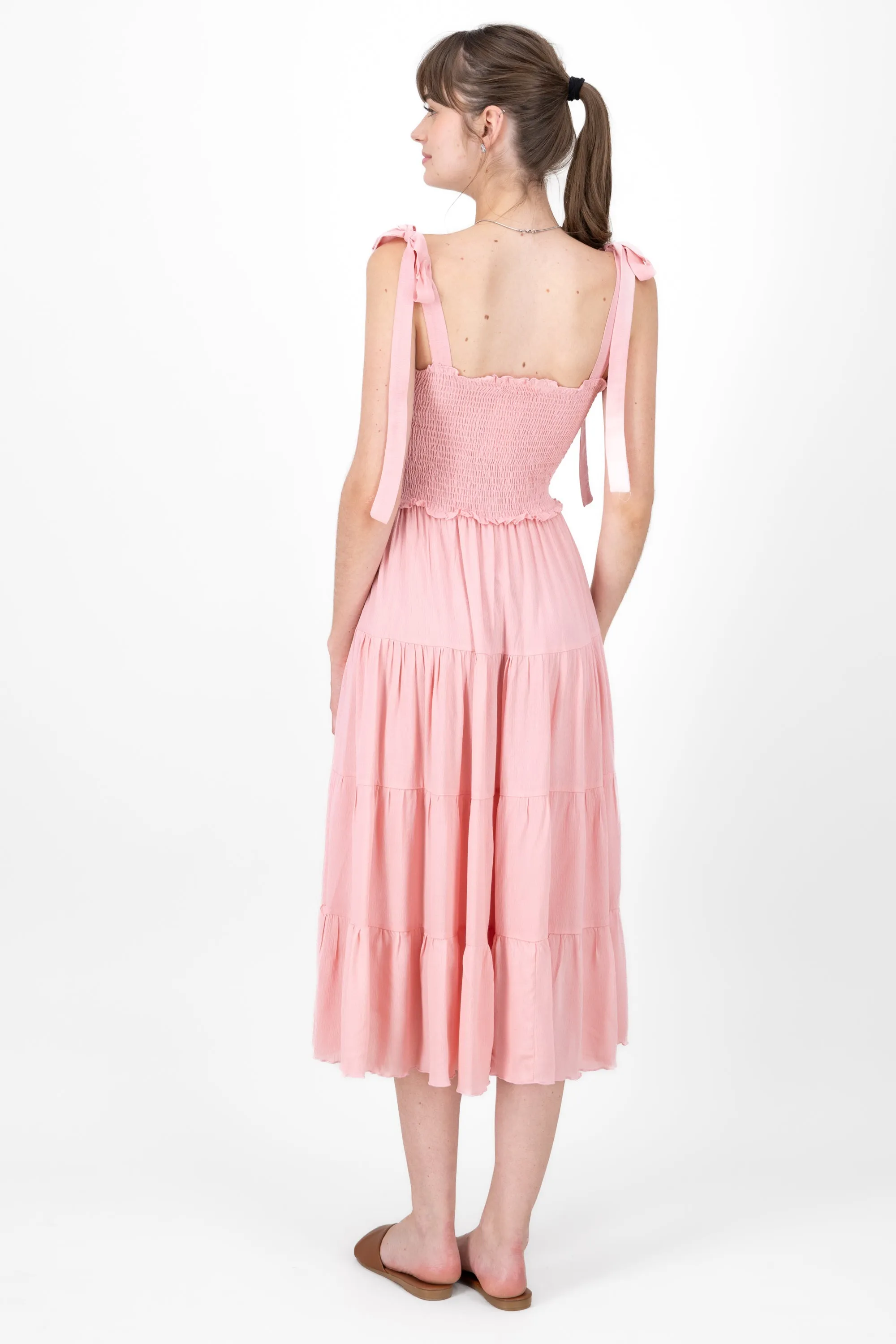 Vestido maxi olanes detalle moños sold by Shasa product image thumbnail 4