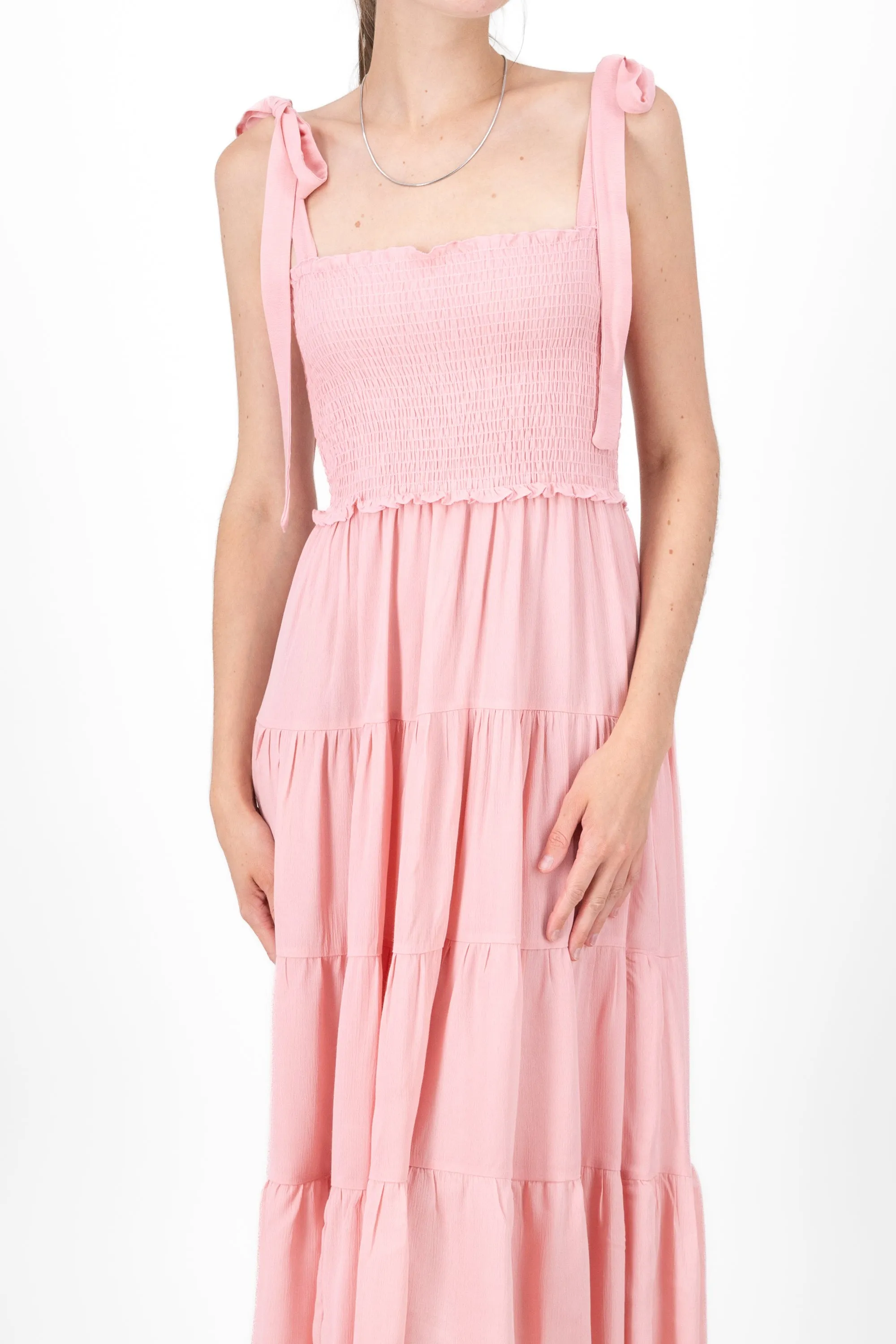 Vestido maxi olanes detalle moños sold by Shasa product image thumbnail 5