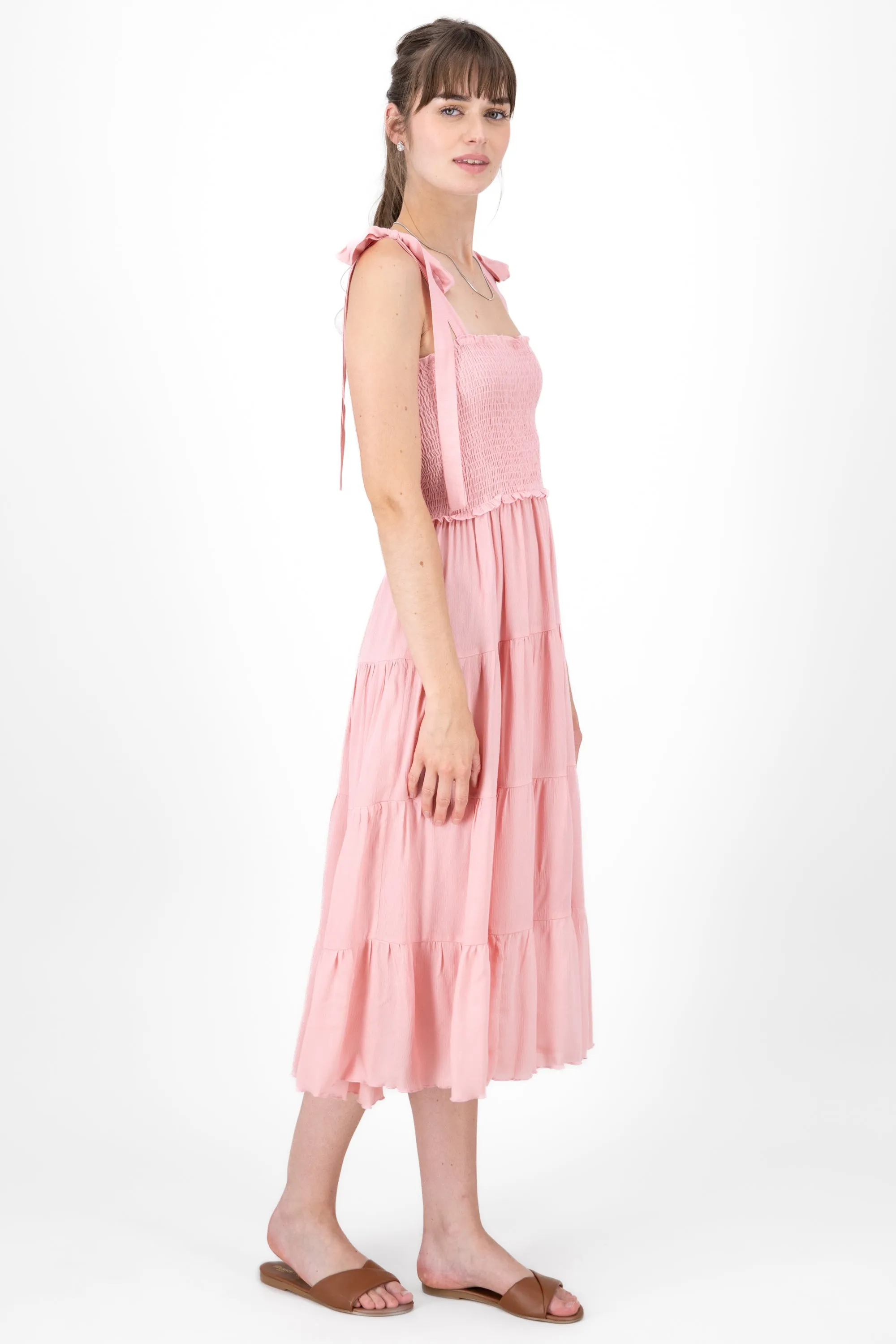 Vestido maxi olanes detalle moños sold by Shasa product image thumbnail 3