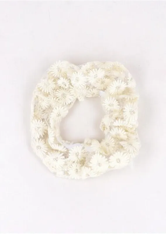 Scrunchie mesh flores sold by Shasa