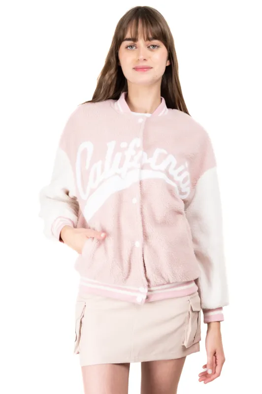 Chamarra bomber peluche sold by Shasa