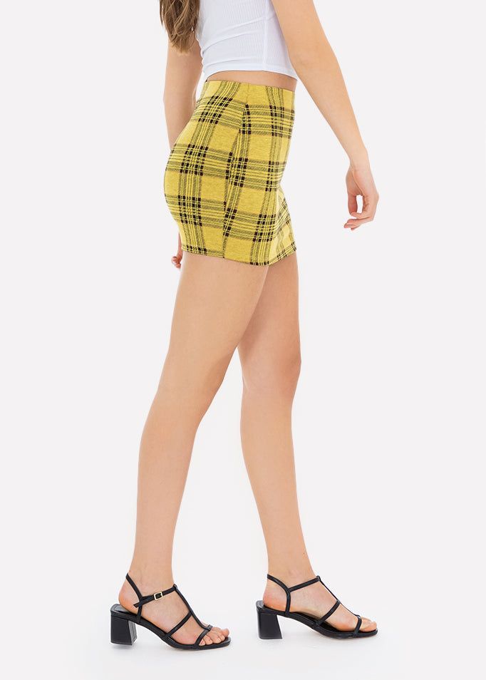 Falda mini ajustada cuadros sold by Shasa product image thumbnail 2