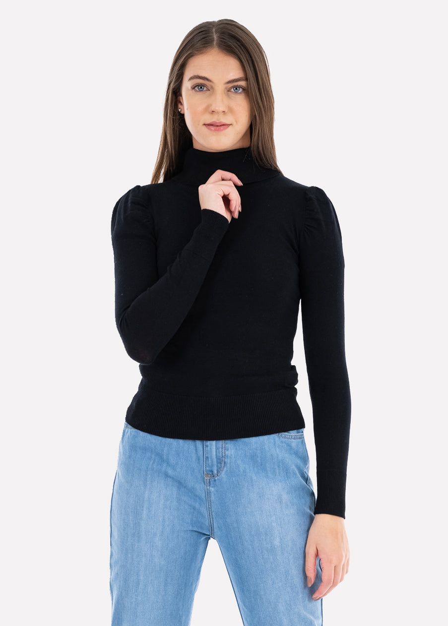 Suéter liso cuello tortuga sold by Shasa