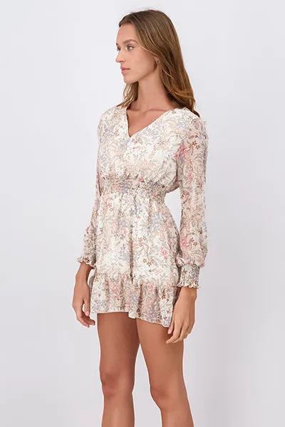 Vestido Manga Larga Olanes Flores sold by Shasa product image thumbnail 3