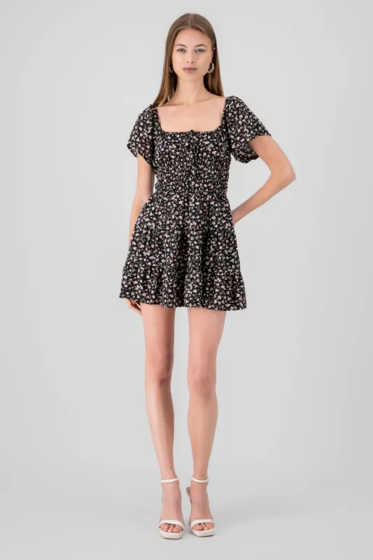 Vestido mini flores con short interno sold by Shasa