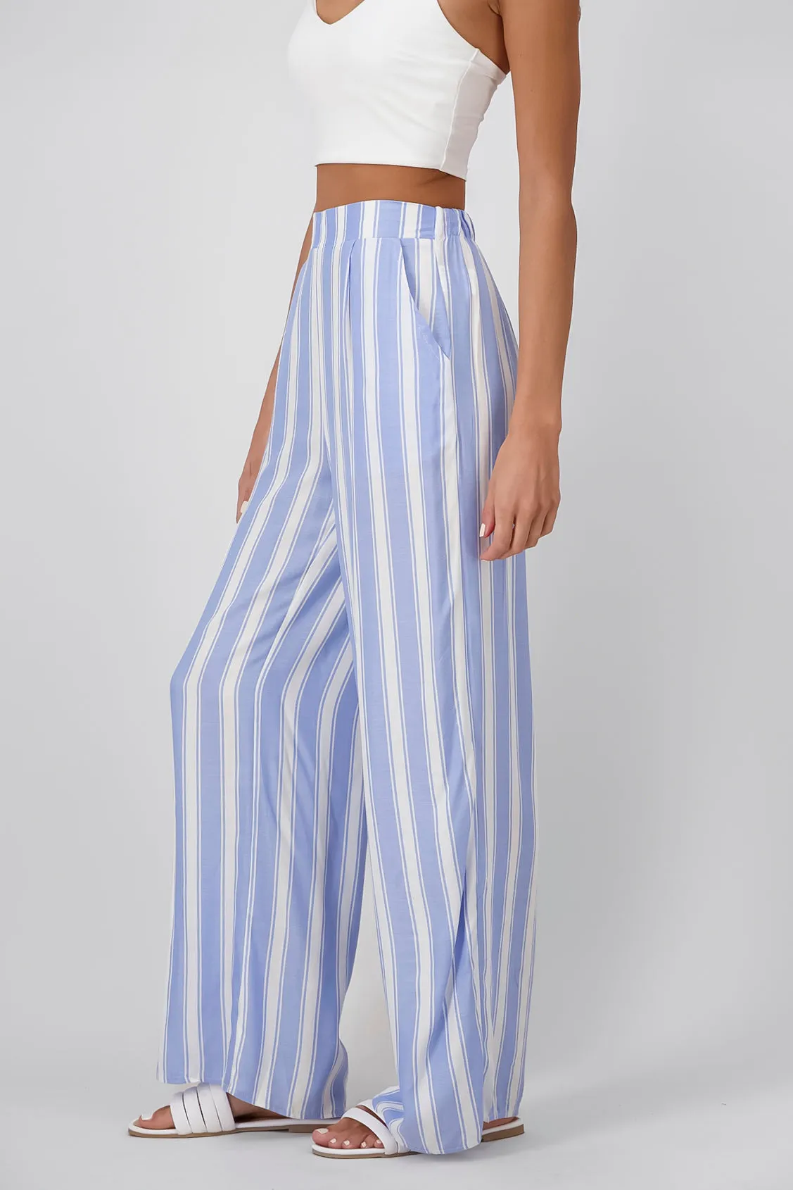 Pantalon fluido ligero rayas sold by Shasa product image thumbnail 3