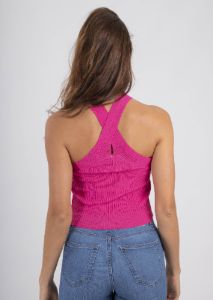 Top tejido cuello halter sold by Shasa