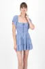 Vestido manga corta con detalle short interno sold by Shasa