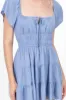 Vestido manga corta con detalle short interno sold by Shasa