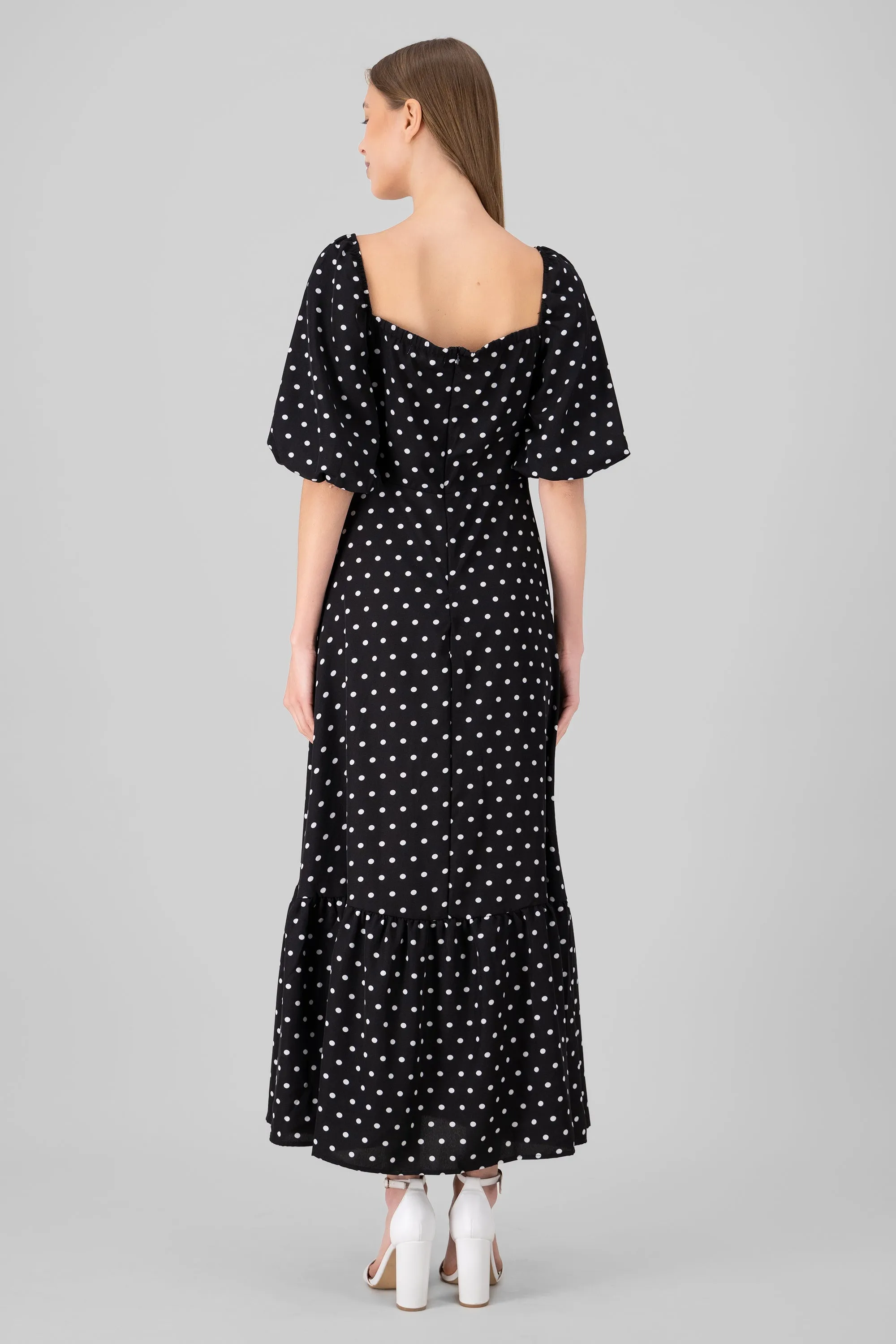 Maxi vestido polkas sold by Shasa product image thumbnail 4