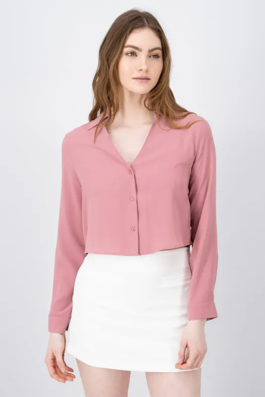 Camisa Crop Escote sold by Shasa