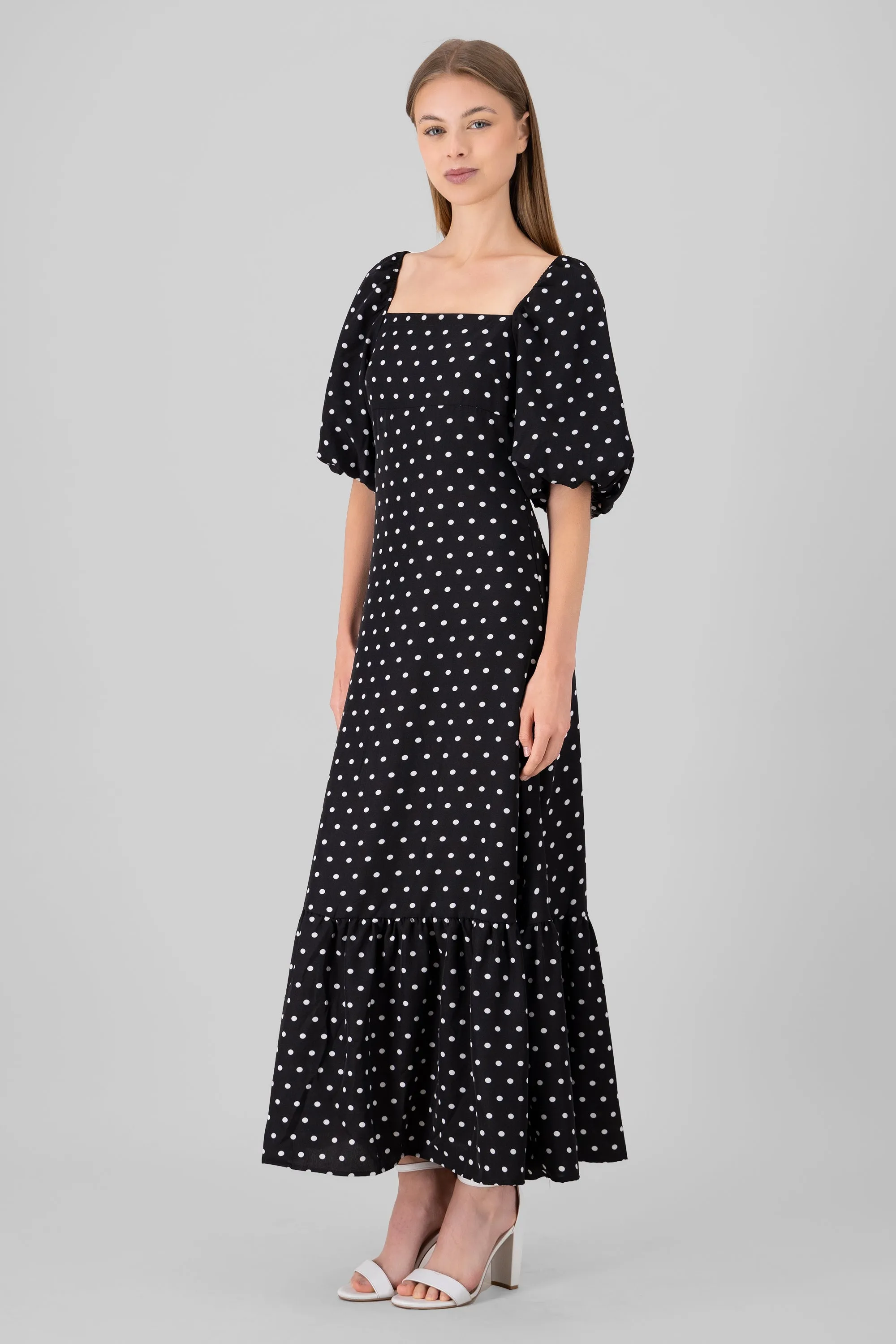 Maxi vestido polkas sold by Shasa product image thumbnail 3