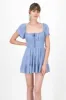 Vestido manga corta con detalle short interno sold by Shasa