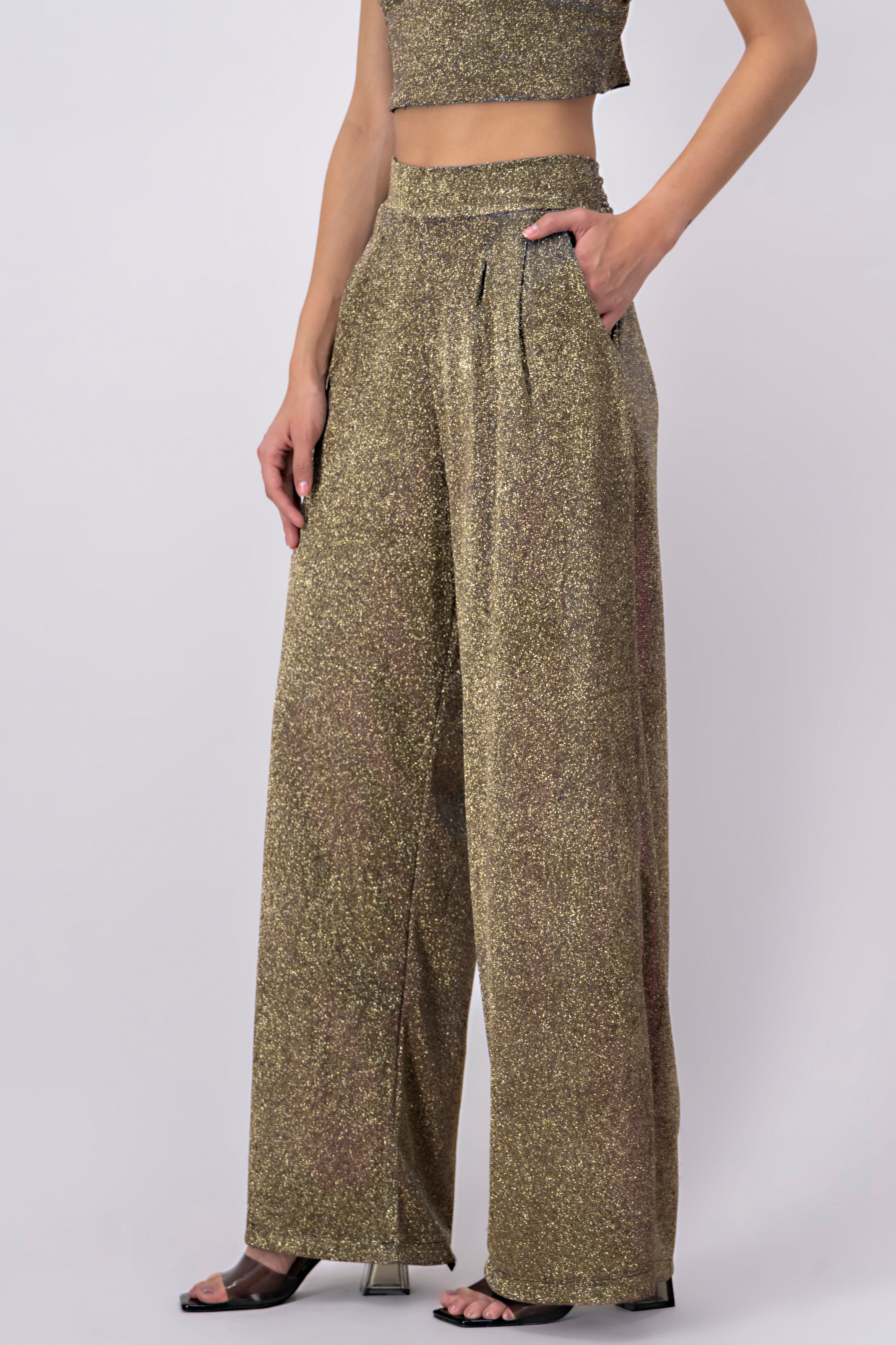 Pantalon amplio brillos sold by Shasa product image thumbnail 3