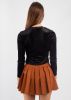 Top cut out terciopelo sold by Shasa