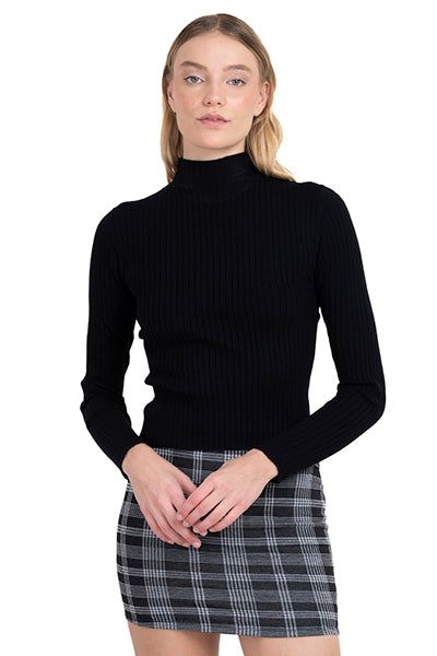 Suéter acanalado cuello alto sold by Shasa product image thumbnail 5