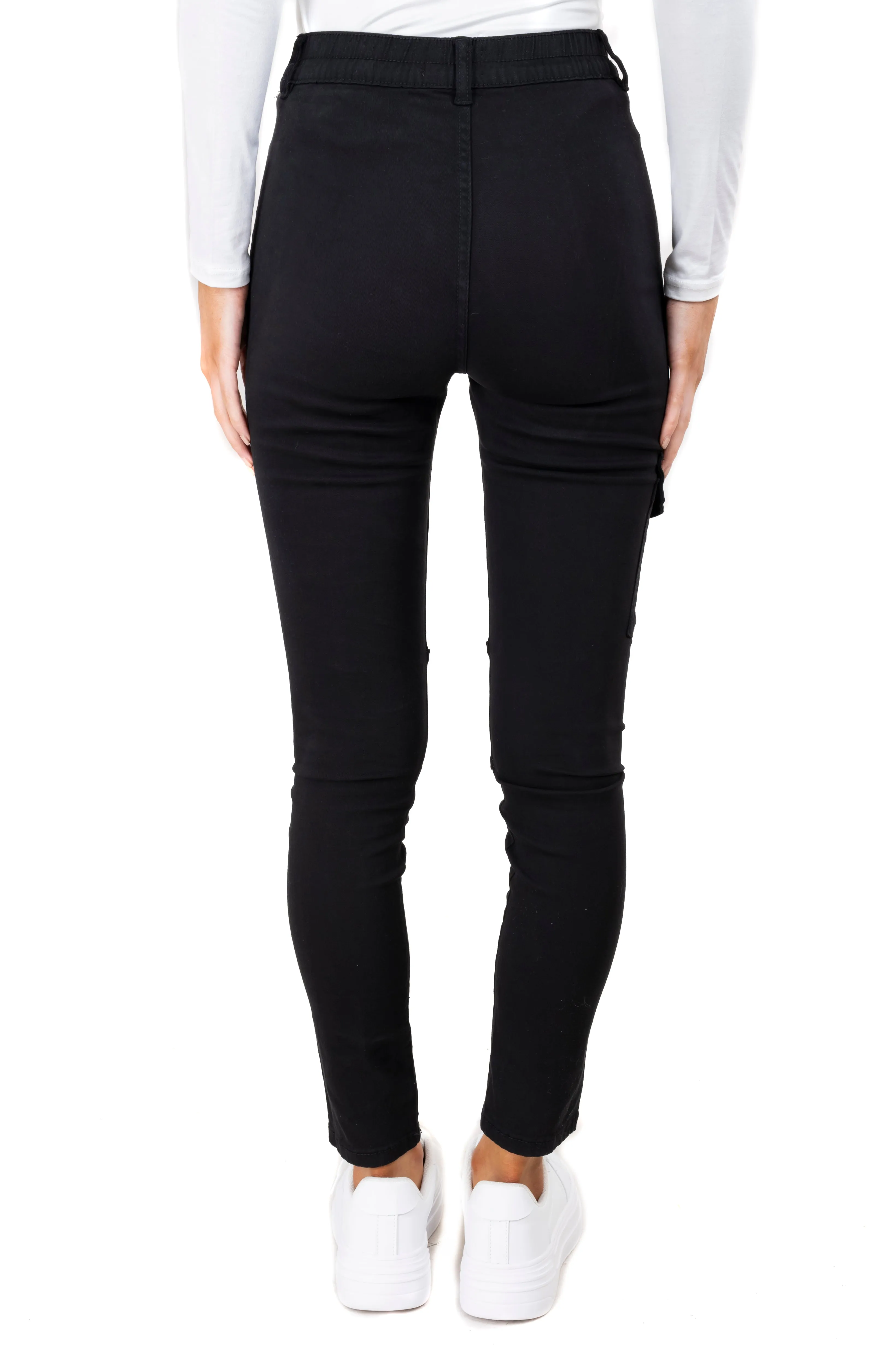 Pantalón Skinny Cargo Liso sold by Shasa product image thumbnail 4