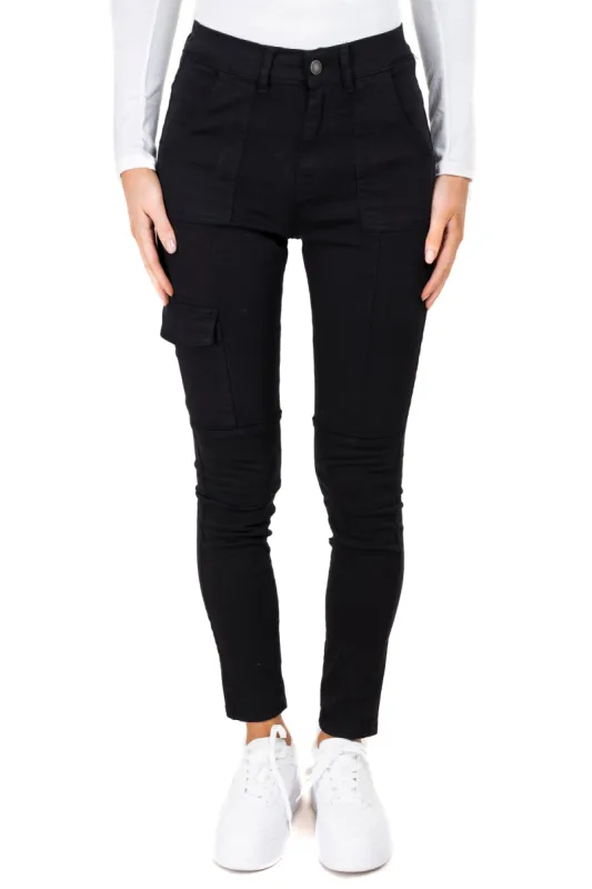 Pantalón Skinny Cargo Liso sold by Shasa