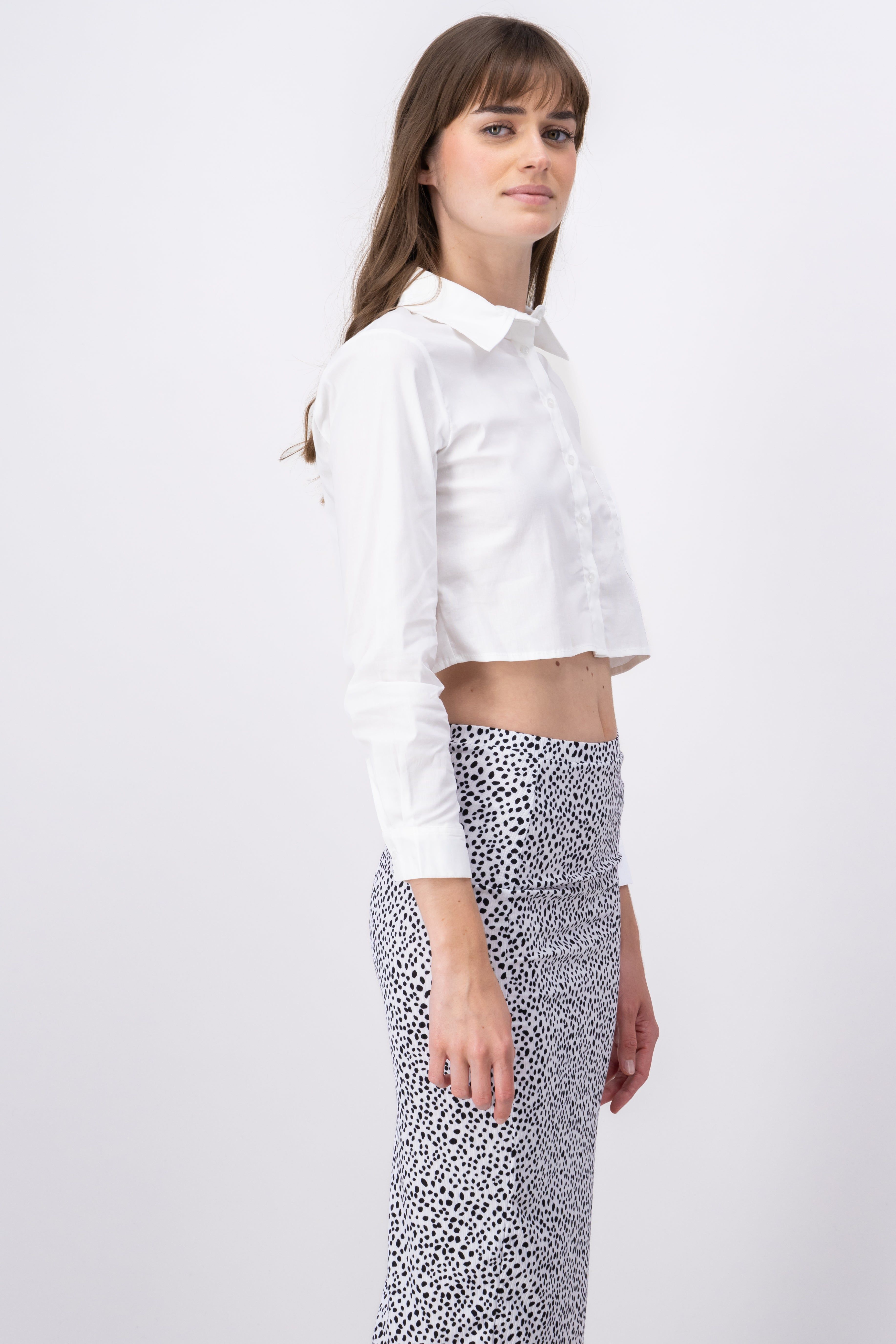 Camisa crop bolsillo doble sold by Shasa product image thumbnail 3