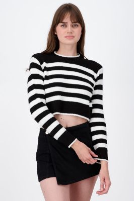 Sueter crop detalle rayas sold by Shasa