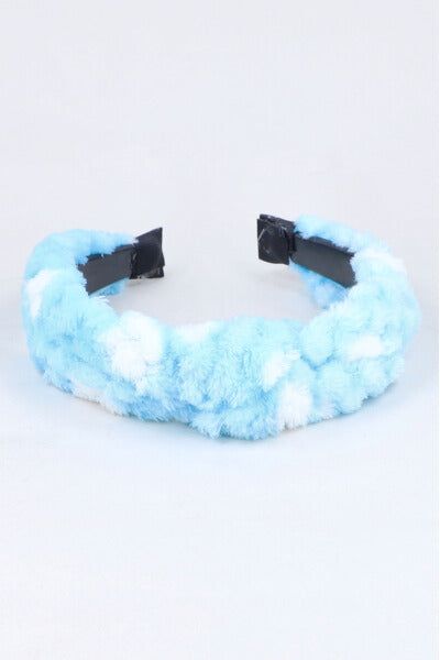 Diadema ancha peluche puntos sold by Shasa