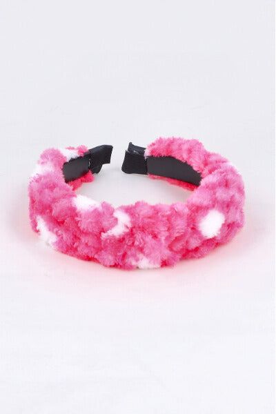 Diadema ancha peluche puntos sold by Shasa product image thumbnail 5