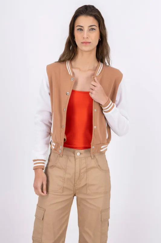 Chamarra bomber bicolor sold by Shasa