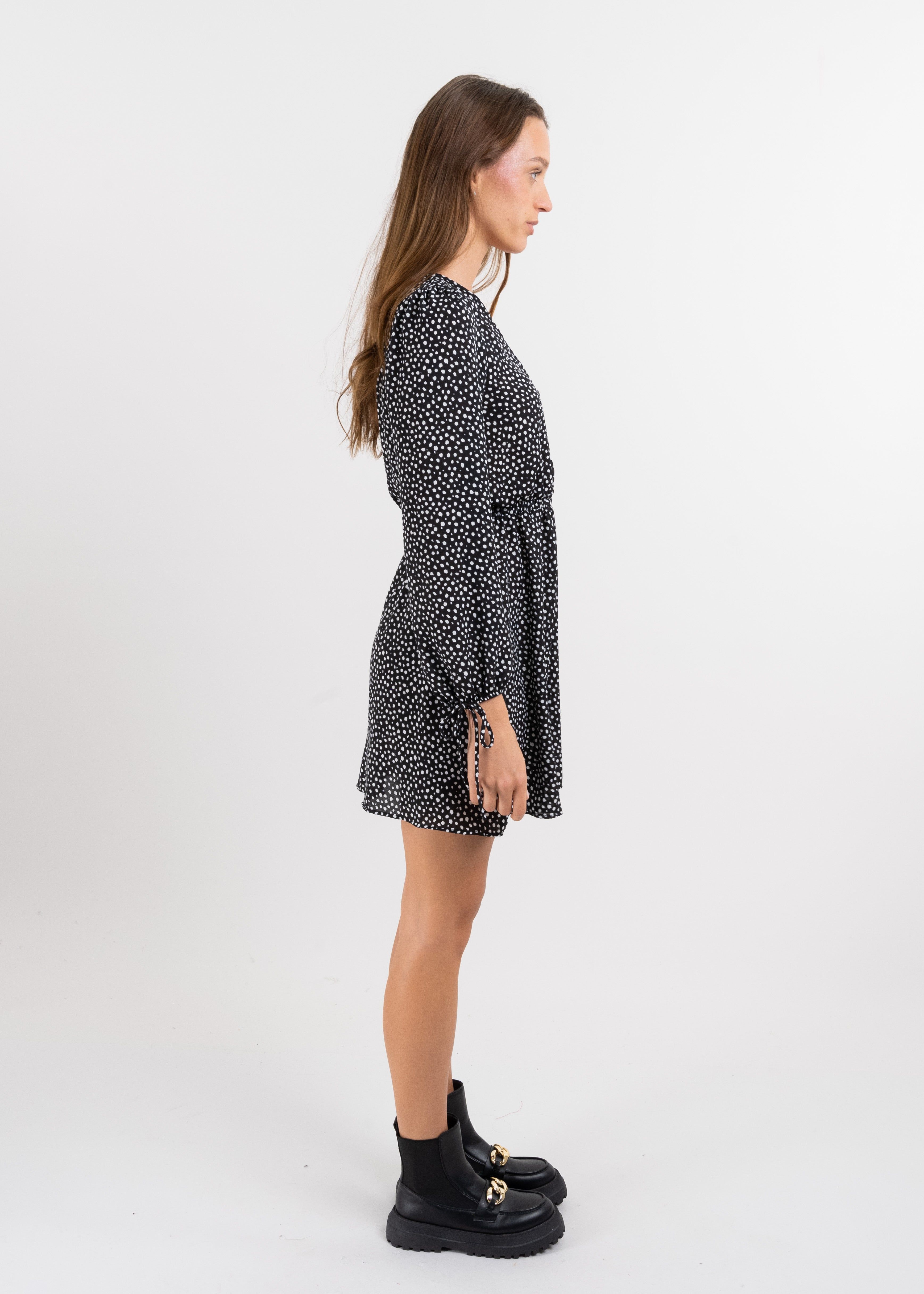 Vestido mini abullonado polka dots sold by Shasa product image thumbnail 3