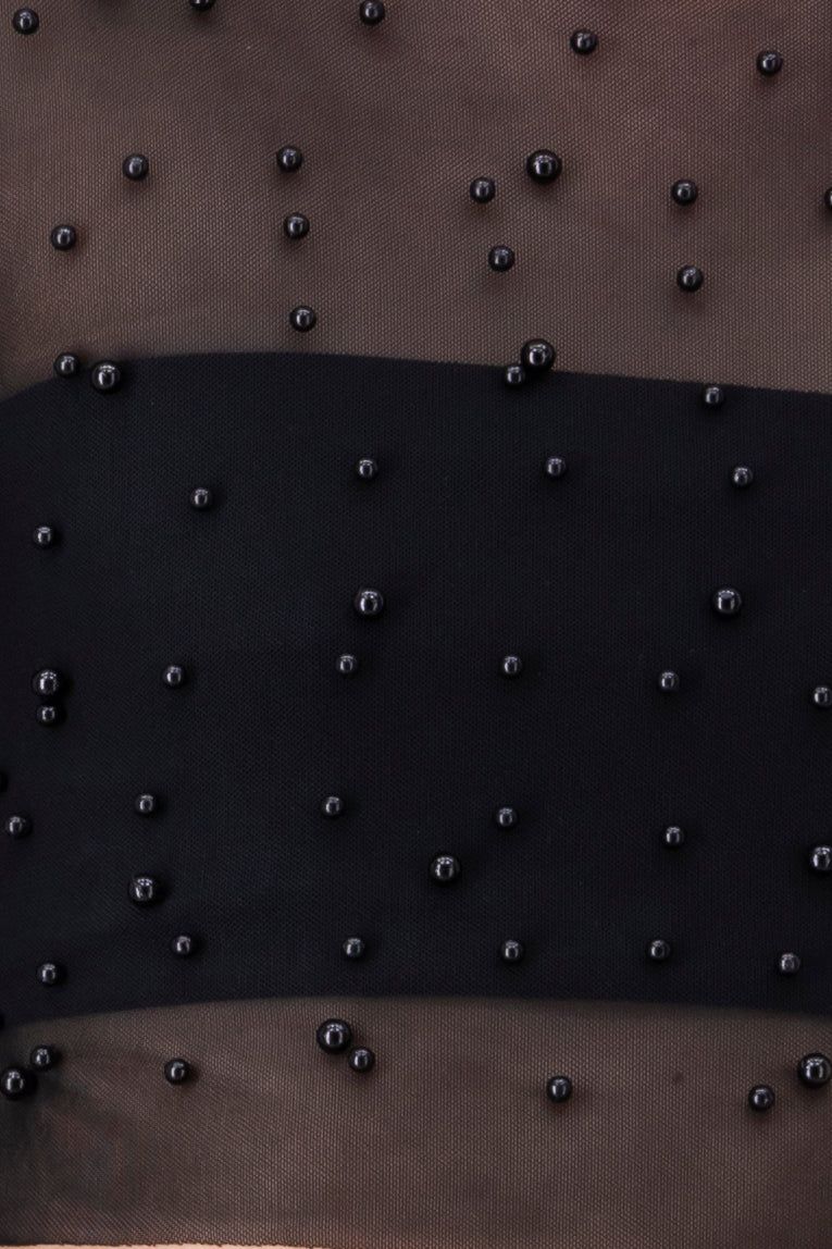 Top crop mesh perlas sold by Shasa product image thumbnail 5