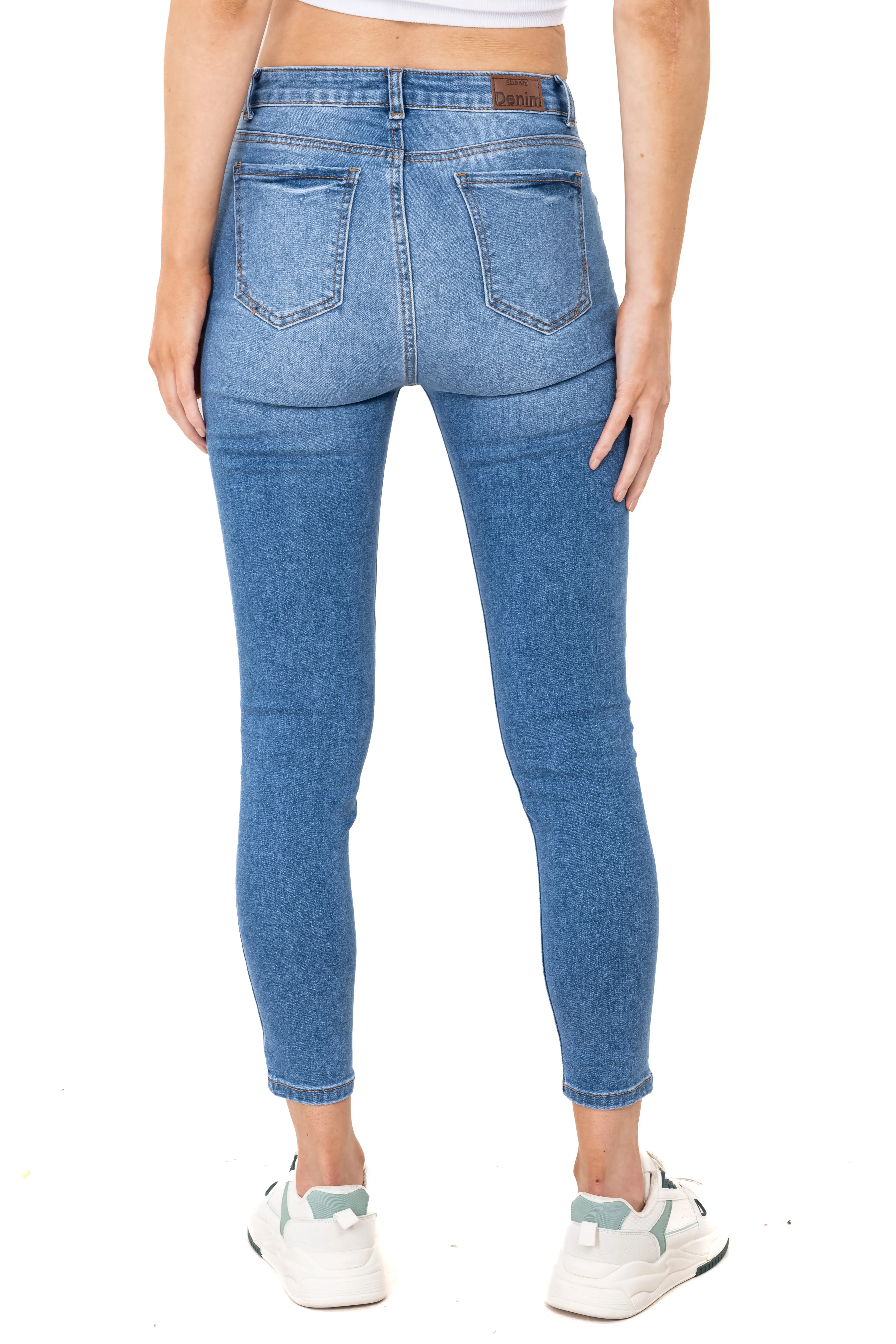 Jeans skinny efecto desgastado sold by Shasa product image thumbnail 4