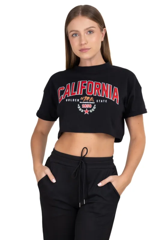 Playera Crop California sold by Shasa